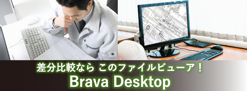 差分比較ならこのファイルビューア！ Brava　Desktop